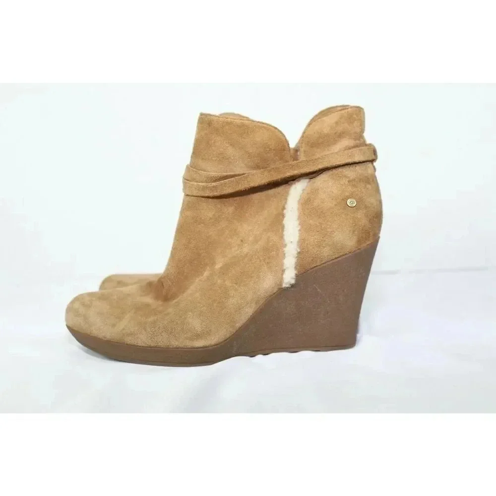 ladies UGG wedge boots size 7.5